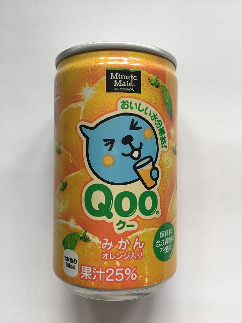 MINUTE MAID QOO ORANGE JUICE (CANNED) #ミニッツメイド　Qoo (クー)　わくわくオレンジ　缶